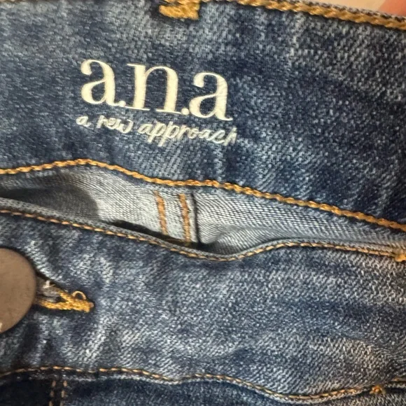 a.n.a Women's Straight Leg Jeans - Blue - Picture 5 of 5
